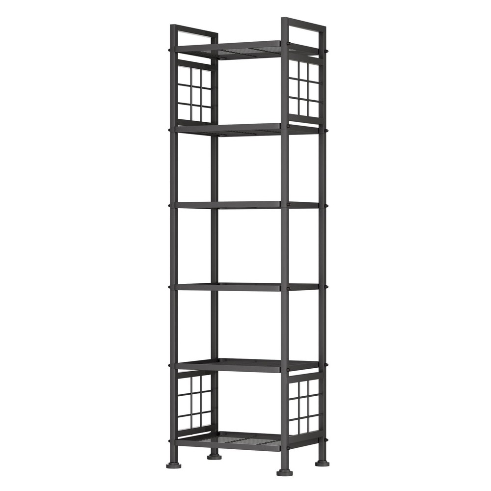 6-Wire Standing Storage Shelf for Bathroom Organizers and Storage & Laundry R...