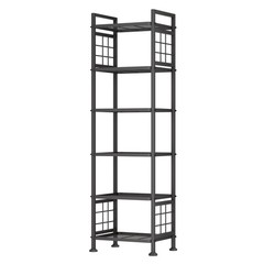 6-Wire Standing Storage Shelf for Bathroom Organizers and Storage & Laundry R…