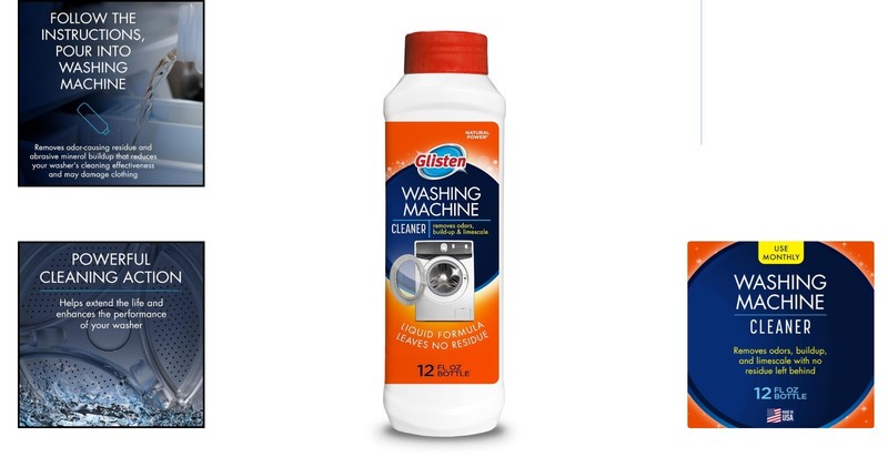 Monthly Maintenance Washing Machine Cleaner - 12 Oz Liquid for Odor-Free Washers gallery
