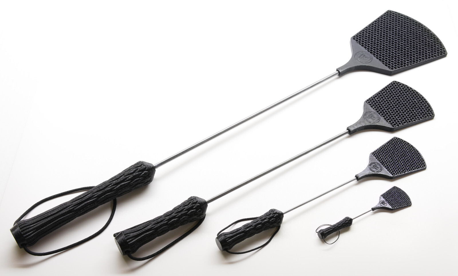 Made In USA Fly Swatter - Heavy Duty - Multiple Sizes - Carbon Fiber - Bugs Bane gallery