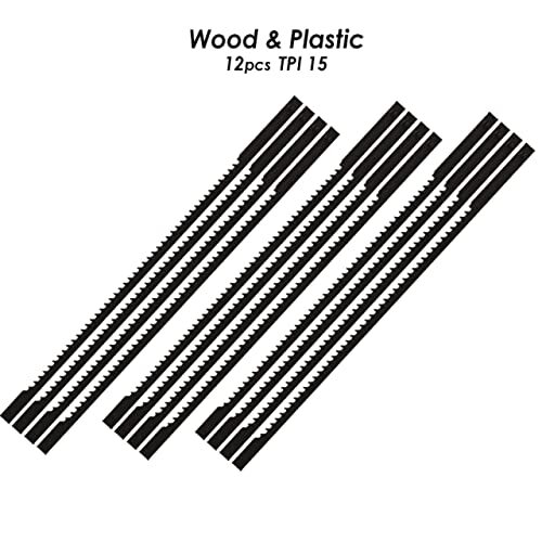 Dremel 4-Inch Scroll Saw Blade Pin End 15/18/24 TPI for Dremel Moto-Saw 48 Pack gallery