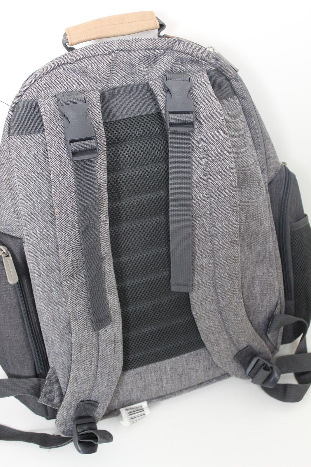 Eddie Bauer First Adventure Gray Backpack Adjustable Straps 4
