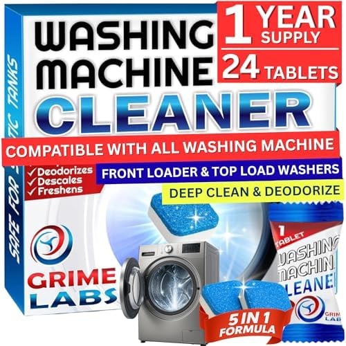 Washing Machine & Dishwasher Cleaner Tablets Bundle – 12-Month Supply | Deep ... gallery