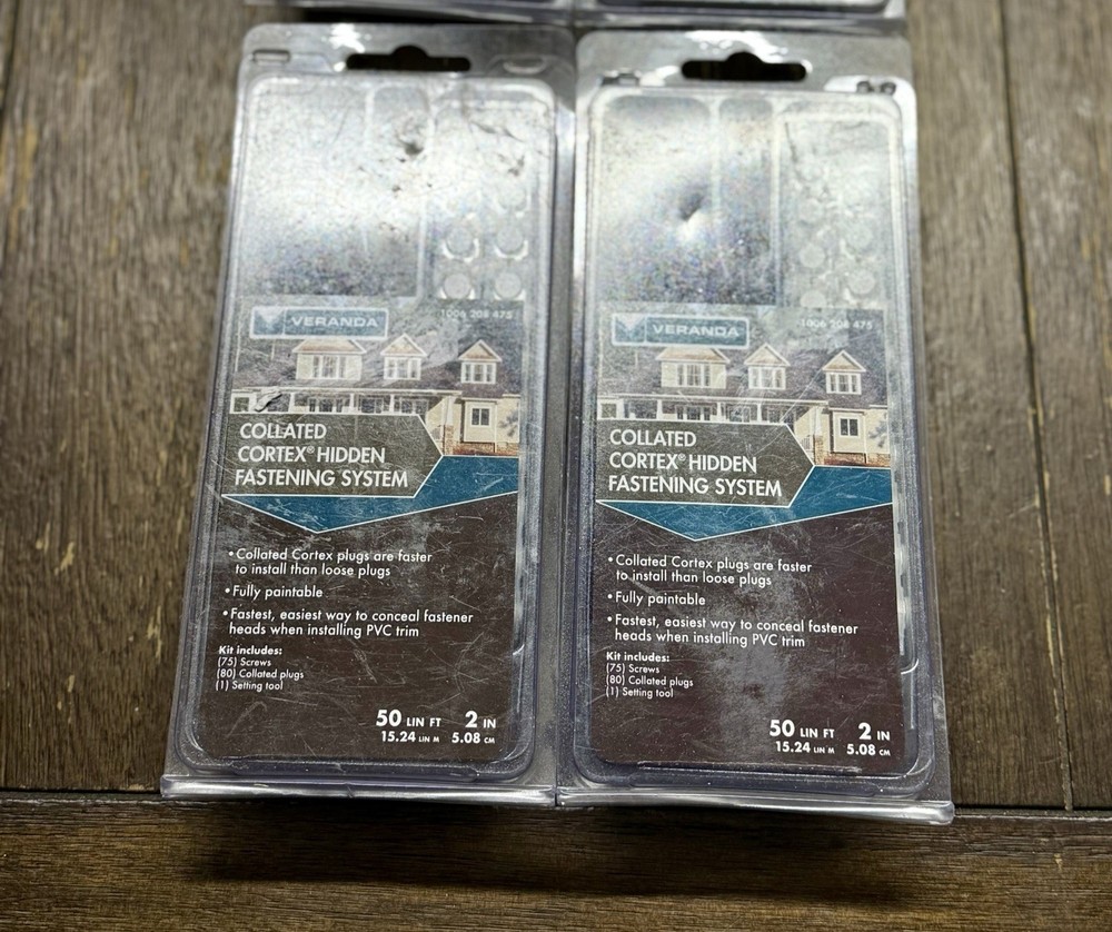 Collated Cortex Hidden Fastening System for Veranda Trim - 2 Inch Cortex Screws