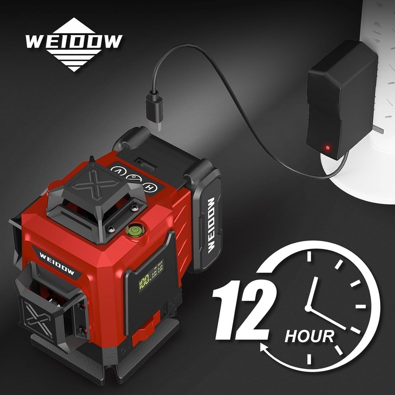 16-line Laser Level 360 Self Leveling with Tripod 4x360° Cross Line Laser gallery