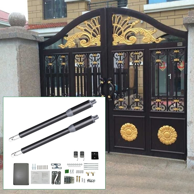 Electric Automatic Arm Dual Swing Gate Opener Heavy Duty Kit Remote Control NEW gallery