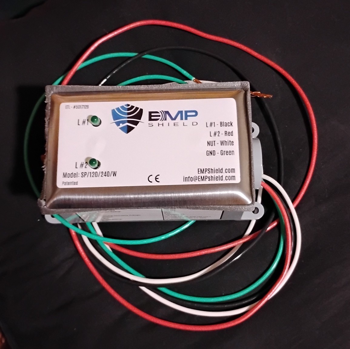 EMP Shield Home House EMP & Surge Lightning Protection SP-120-240-W AC gallery