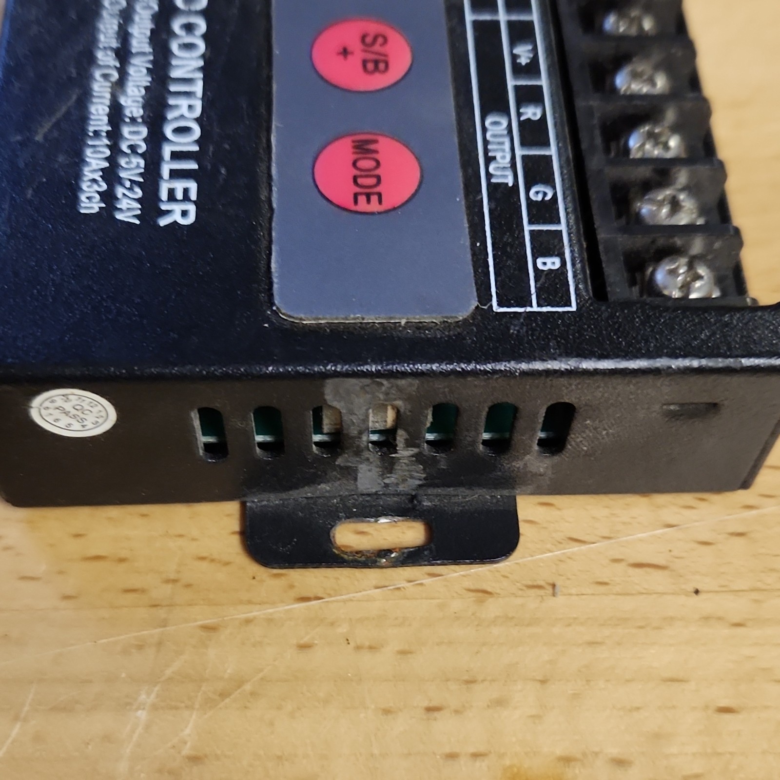 LED Controller DC 5V-24V Button Control Screw Terminal for LED Fixture gallery