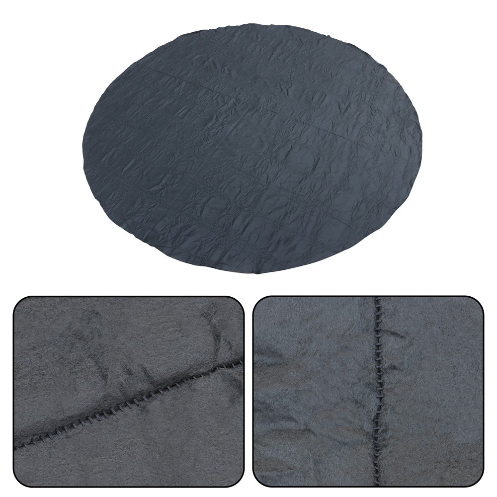 18 FT Aboveground Round Thick Swimming Pool Floor Pad Above Ground Liner Black gallery