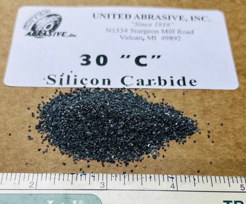 Silicon Carbide: 20 lbs - 30 Grit Coarse - Polishing/Tumbling Abrasive Media gallery