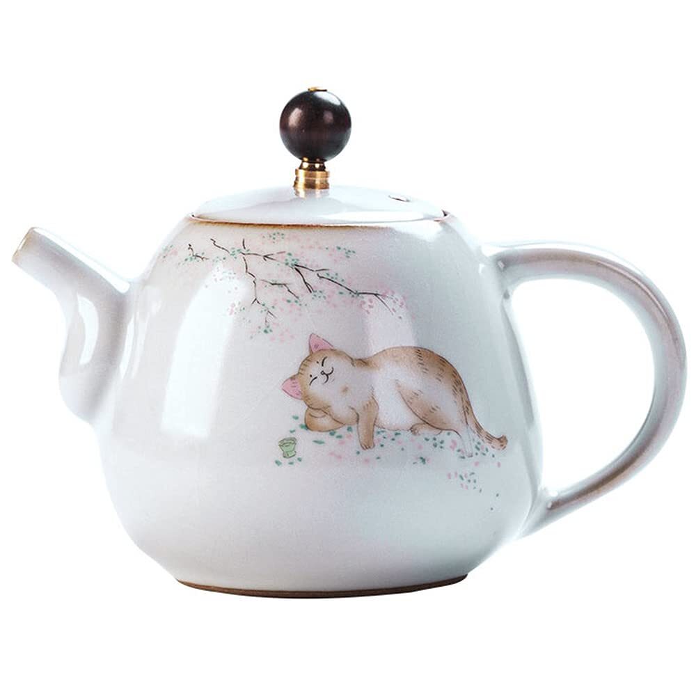 280ml Ceramic Teapot Ru Kiln Handmade Teapot Chinese Kung Fu Tea Kettle gallery