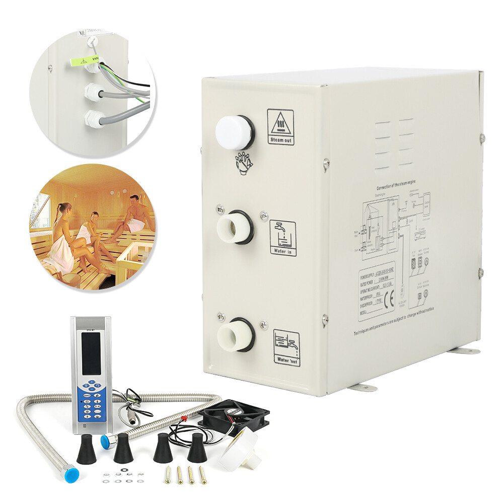 3KW Steam Generator Bath Shower TR-019 Sauna QuickStart Home Moisture SPA New gallery