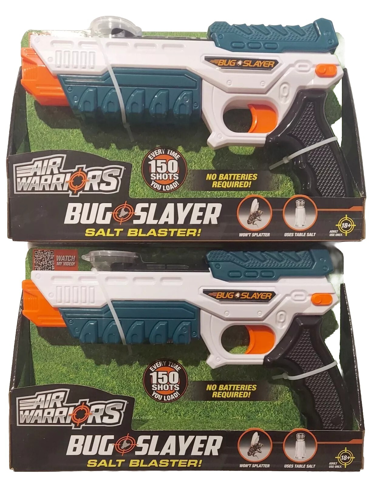 Bug Slayer 2-Pack of Salt Blaster Bug Killer Fly Stopper Pistol Gun w/ Safety gallery