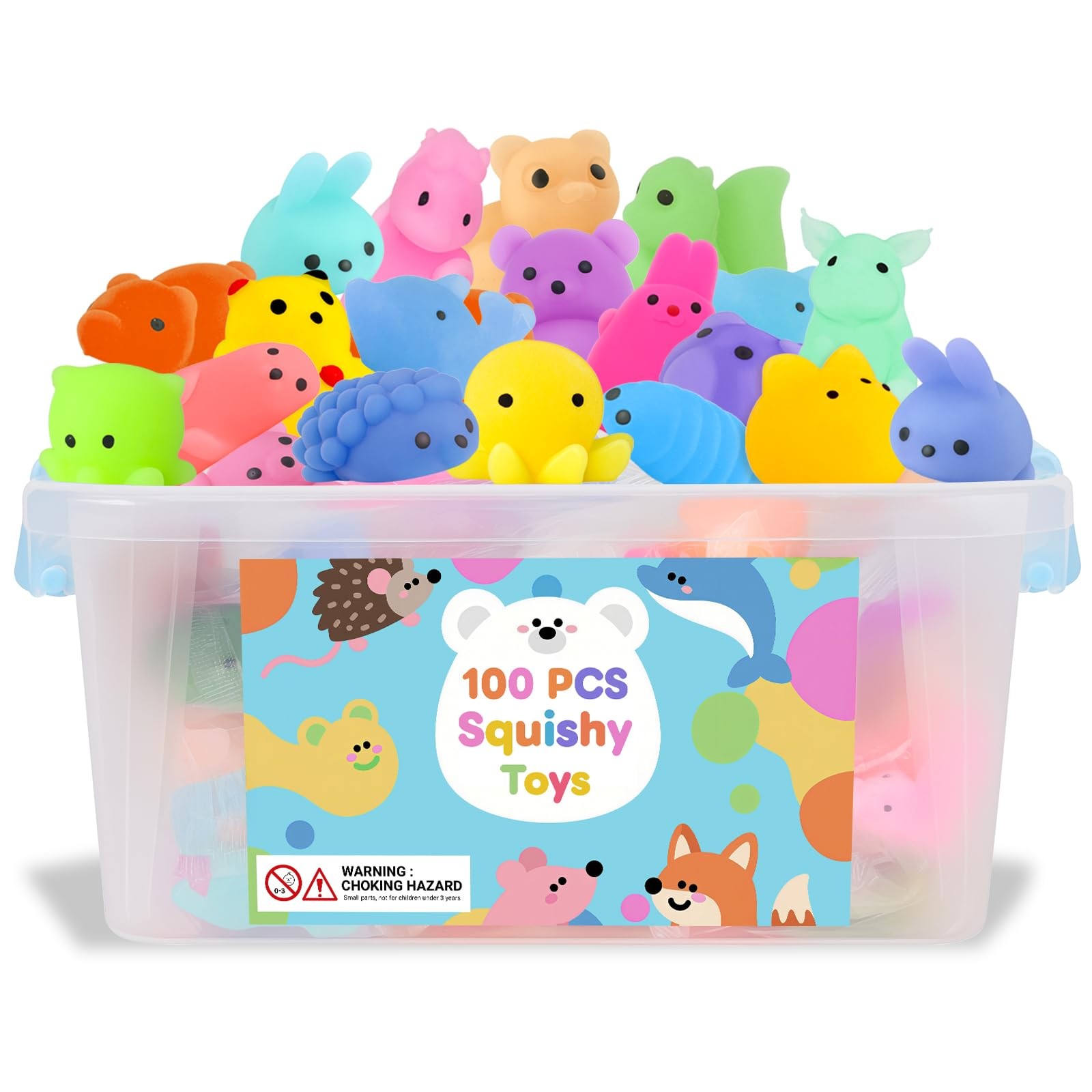 100 Pcs Party Favors & Squishy Fidget Toys Bulk for Kids 4-12 Sensory Stress gallery