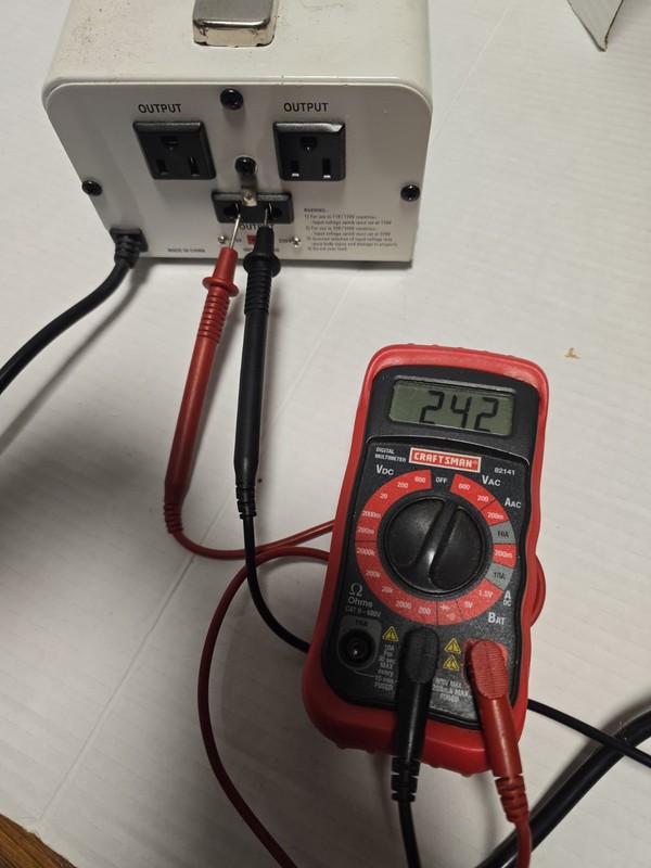 Voltage Transformer Simran Step Up /Step Down Converter 500 Watts SYM-500DE gallery