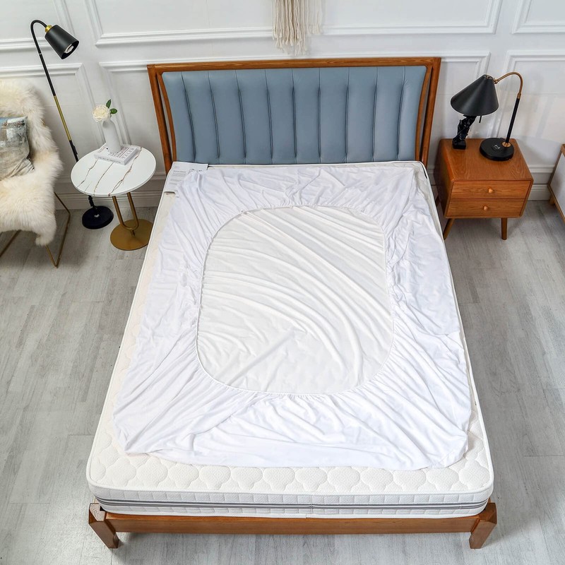 Waterproof RV Bunk Mattress Protector for 30 x 75 Narrow Twin Bed or Camper M... gallery