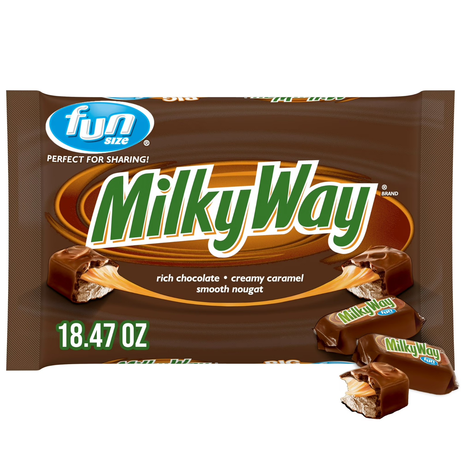 Milky Way Fun Size Milk Chocolate Candy Bars - 18.47 oz Bag gallery