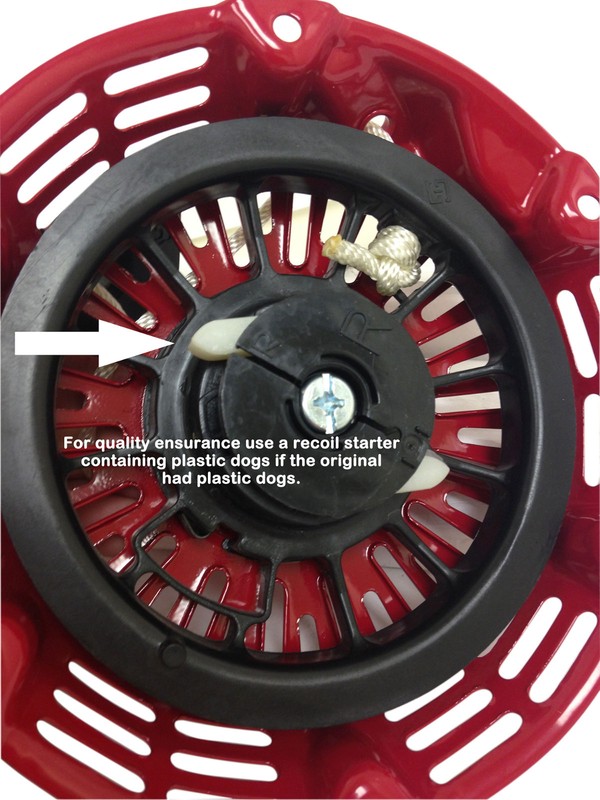 PULL START STARTER RECOIL TYPE B FOR HONDA GX120 GX160 GX200 5.5 6.5HP GENERATOR gallery