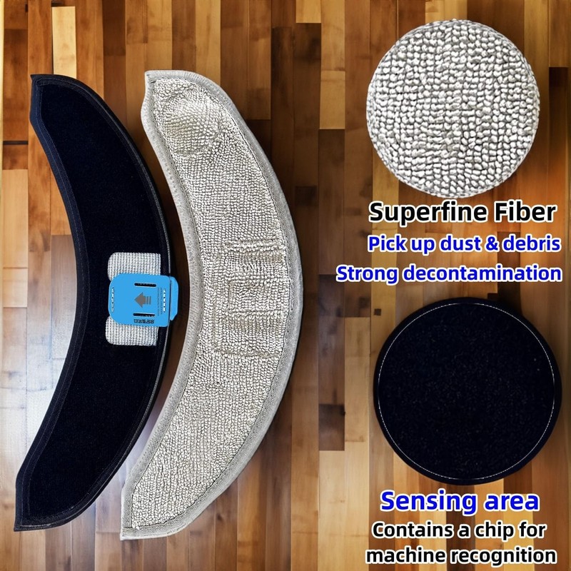 Mop pad Compatible with iRobot Roomba Combo j7 j7 Microfiber Mopping Pad gallery
