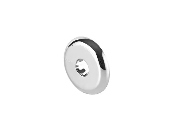 1/2 in. Chrome-Plated Plastic Copper Tube Size Flange Escutcheon Plate gallery
