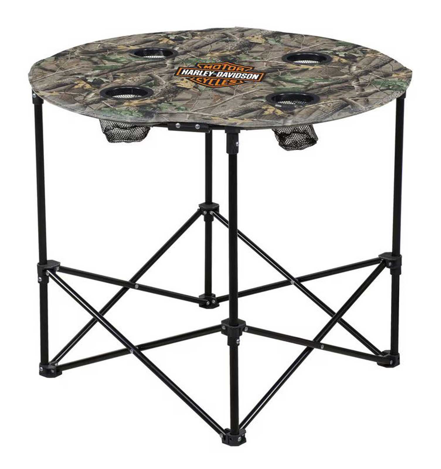 Harley-Davidson Outdoor Table w/ Storage Bag, Lightweight, Realtree® Camo gallery