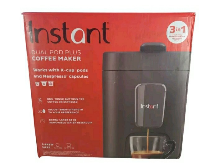 😋INSTANT: NEW!!! DUAL POD/K-CUP PLUS Ground COFFEE/ESPRESSO-Maker 🗣LIMITED!! gallery