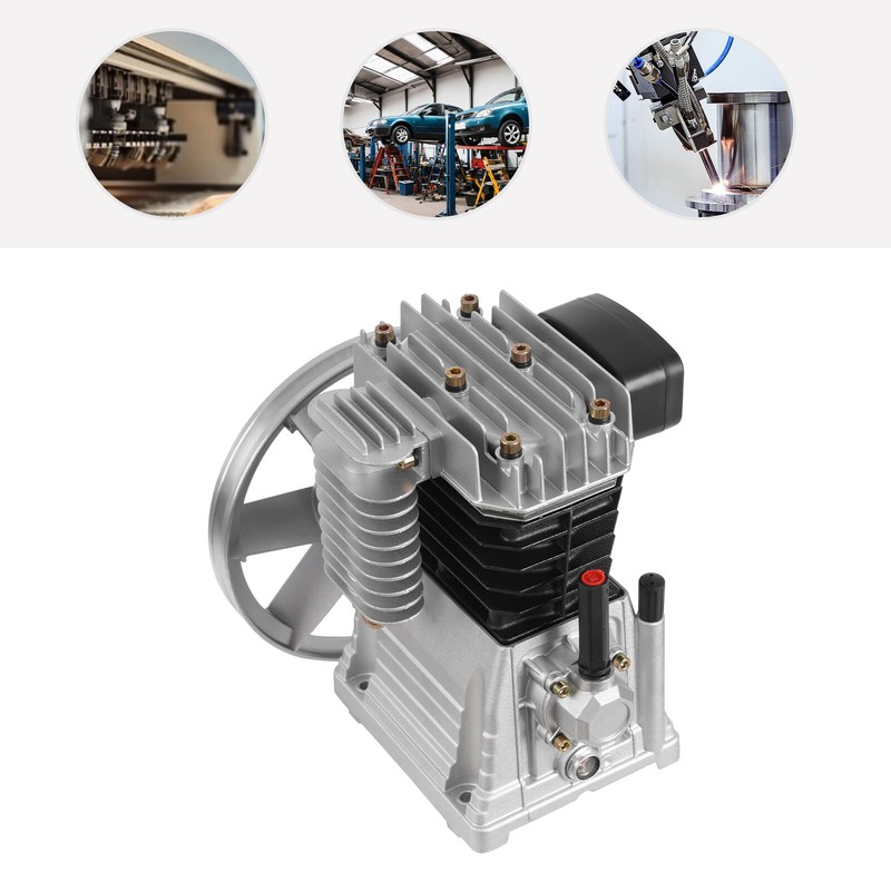 3HP Air Compressor Pump Head Single Stage Twin Cylinder Air Compressor Pump Head gallery