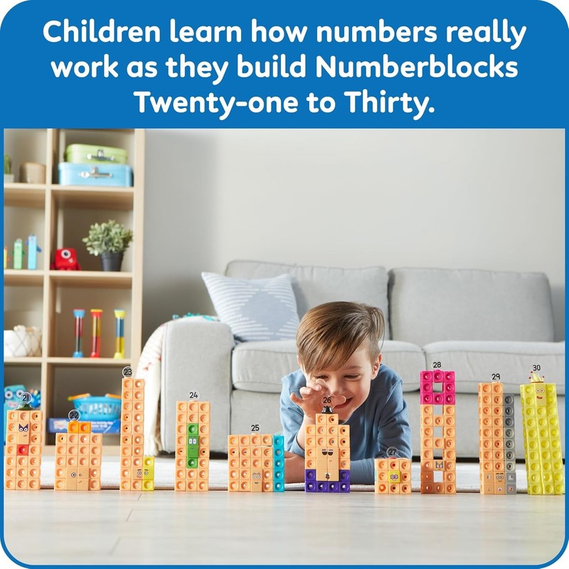 Mathlink Cubes Numberblocks 21-30 Activity Set, 20 Preschool Learning Activities gallery