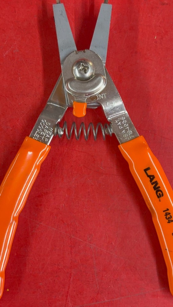 LANG TOOLS 1434 "QUICK SWITCH" INTERNAL & EXTERNAL SNAP RING PLIERS USA MADE
