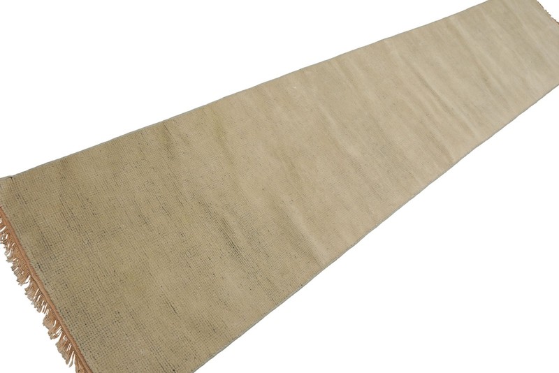 2'5''x12' Runner Hand Knotted LoomBloom Wool Pale Mint Tibetan Modern Rug gallery