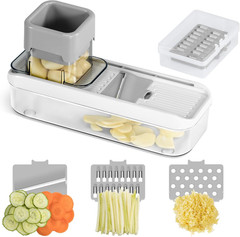 Mini Garlic Slicer Multi-Functional Mandoline Slicer Veggie Shredder Garlic-Ging