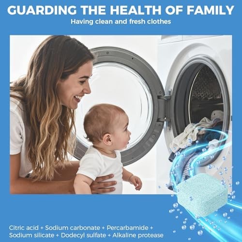 Uproot Clean Washing Machine Cleaner Tablets - 24 Pack for a 12 Month Supply. Fo gallery