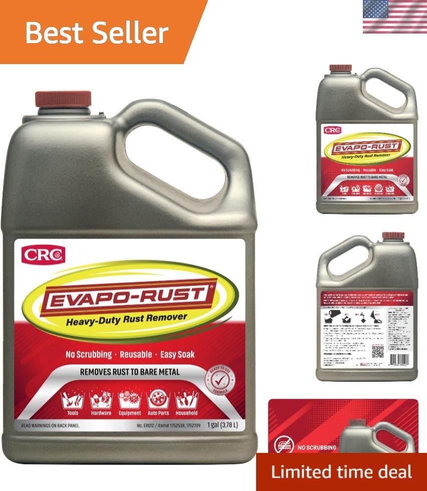 Non-toxic 1 Gallon Rust Remover - Perfect for Industrial & Household Metal Items gallery