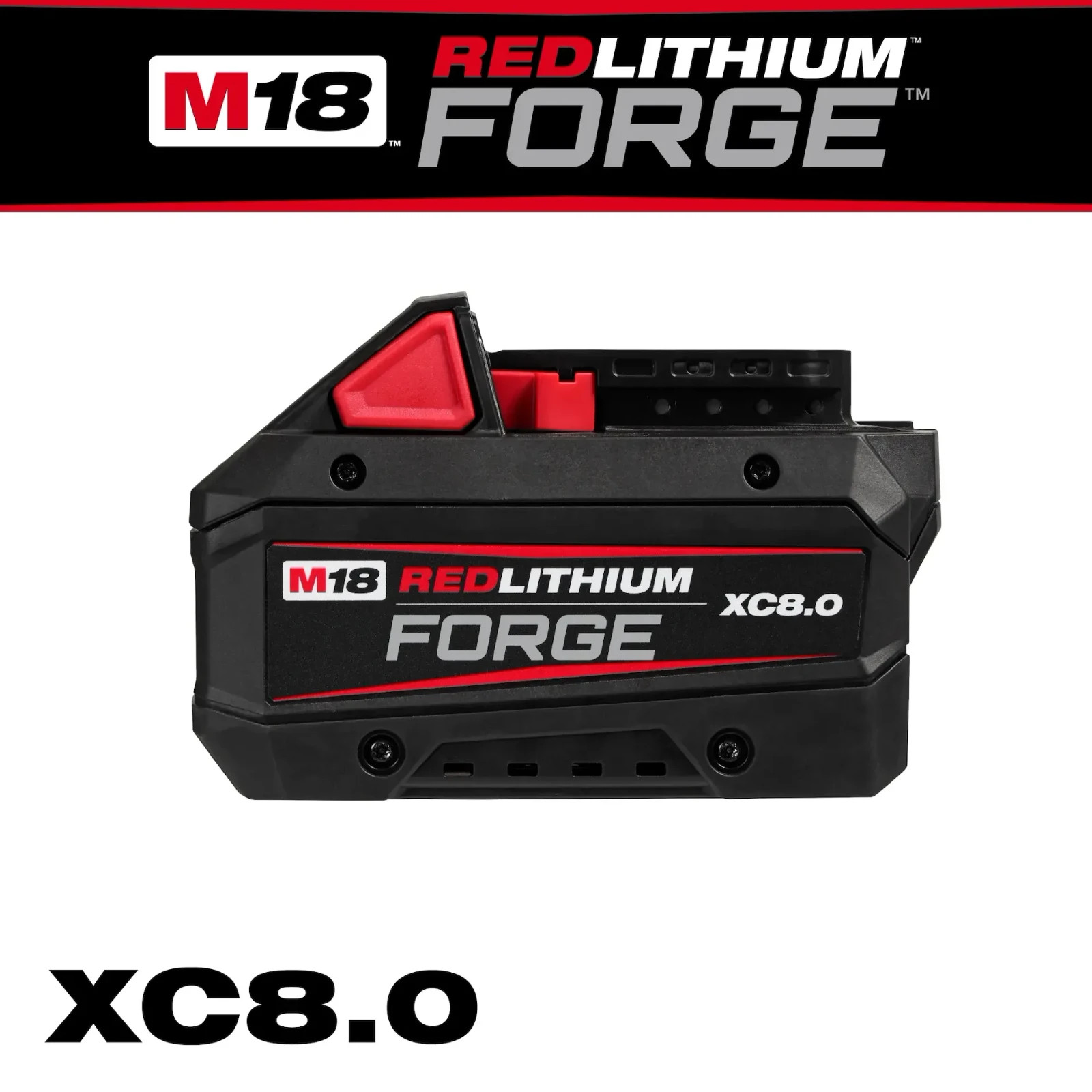 New Genuine MILWAUKEE M18 18V REDLITHIUM FORGE XC 8.0Ah Battery Pack 48-11-1881 gallery