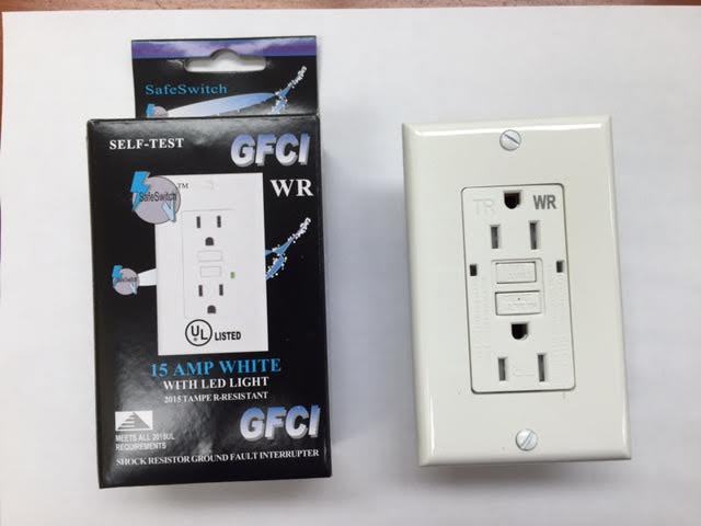 GFCI 15 AMP WHITE SELF-TESTING TAMPER/WEATHER RESISTANT UL OUTLET - CASE OF 50 gallery