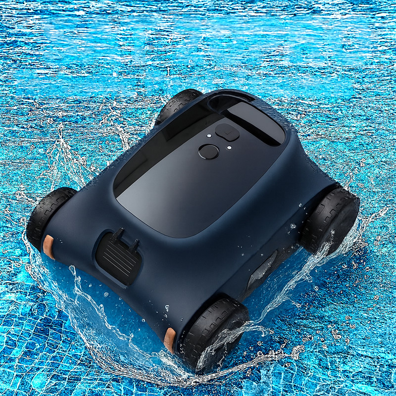 Seauto Robotic Pool Cleaner Cordless, Efficient Brushless Motors Long Runtime gallery