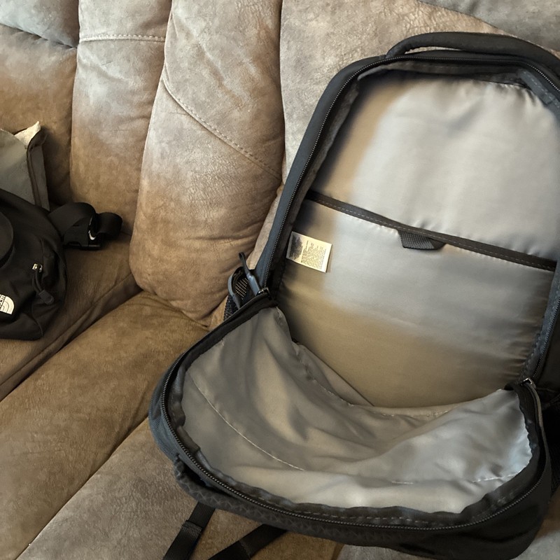 New Black The North Face Backpack Stalwart With aReSound GN Patch 3