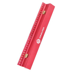 8 Inch Removable Carpenter Framing Square Fence with Edge Marking Ruler, Anodize
