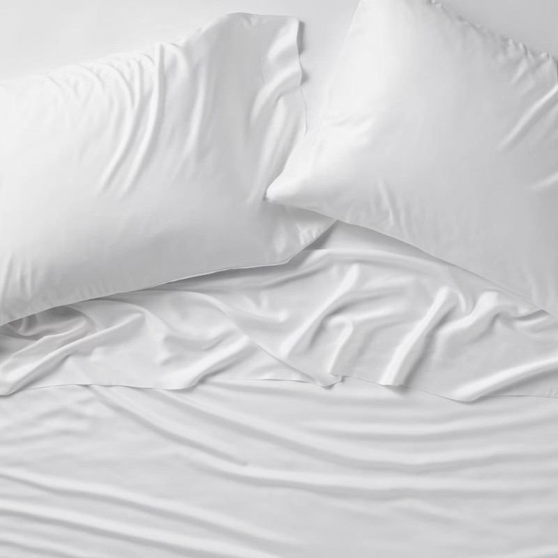 400 Thread Count Rayon from Bamboo Sheet Set Dark - Casaluna gallery