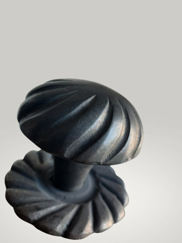 Solid Brass Front Door Knob, Exterior Entry Door Hardware Handmade gallery