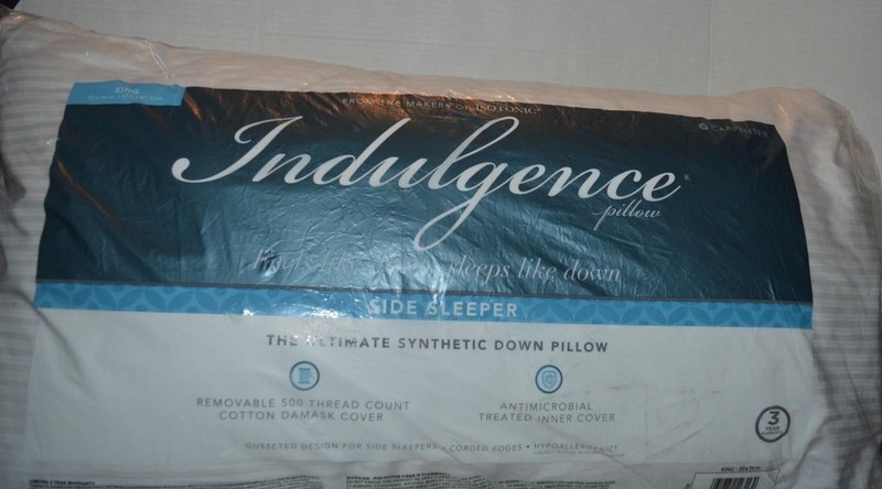 INDULGENCE By Isotonic Side Sleeper KING PILLOW Down Alternative 20" X 36" gallery