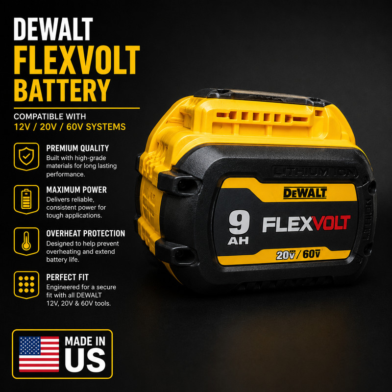 6 KIT 2026 DEWALT Battery Holders 12V 20V 60V Wall Mount Organizer made in USA gallery
