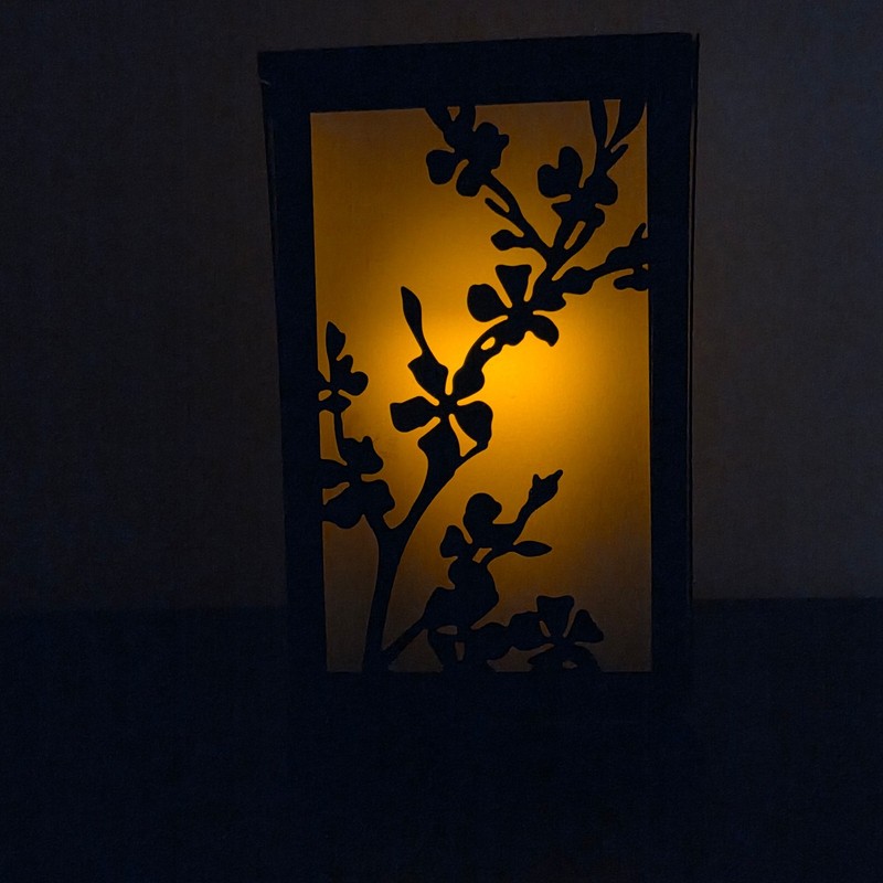 PartyLite Large Change-O-Luminary Lantern P90508 Candle Holder 4 Seasonal Panels gallery