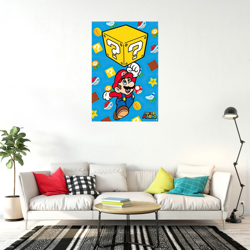 Super Mario - Gaming Poster (Block Jump) (Size: 24" x 36") gallery
