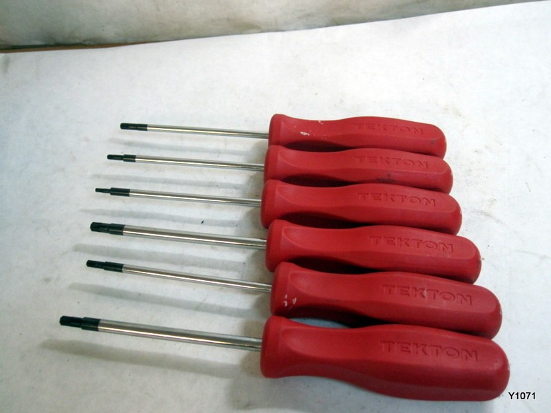 Tekton Torx Black Oxide Blade Screwdriver T10,15,20,25,27,30