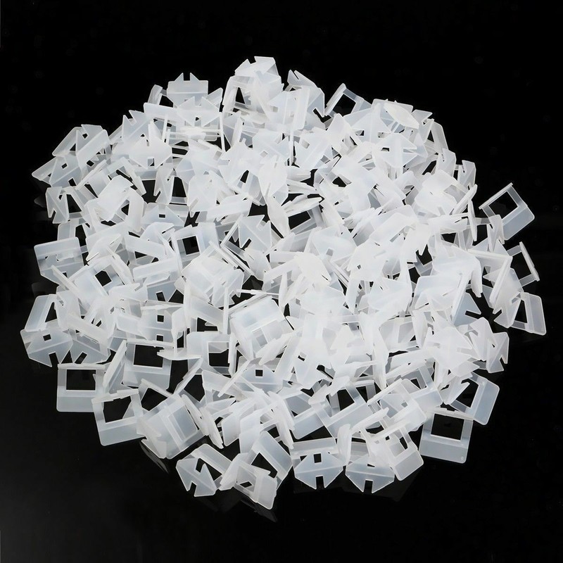 200 - 3000 Pcs Clip Tile Leveling System Kit Floor Wall Tile Spacer Tiling Tool gallery