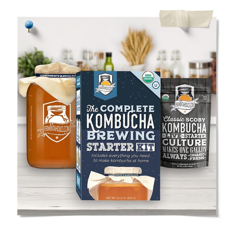 Fermentaholics Complete Kombucha Brewing Starter Kit gallery