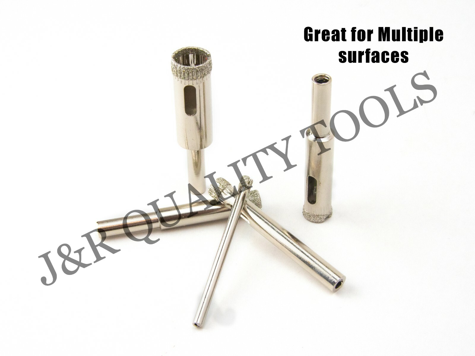 5pc Diamond Hole Saw Set Drill Bit Tile Glass Marble Granite Slate 5/32" to 1/2" gallery