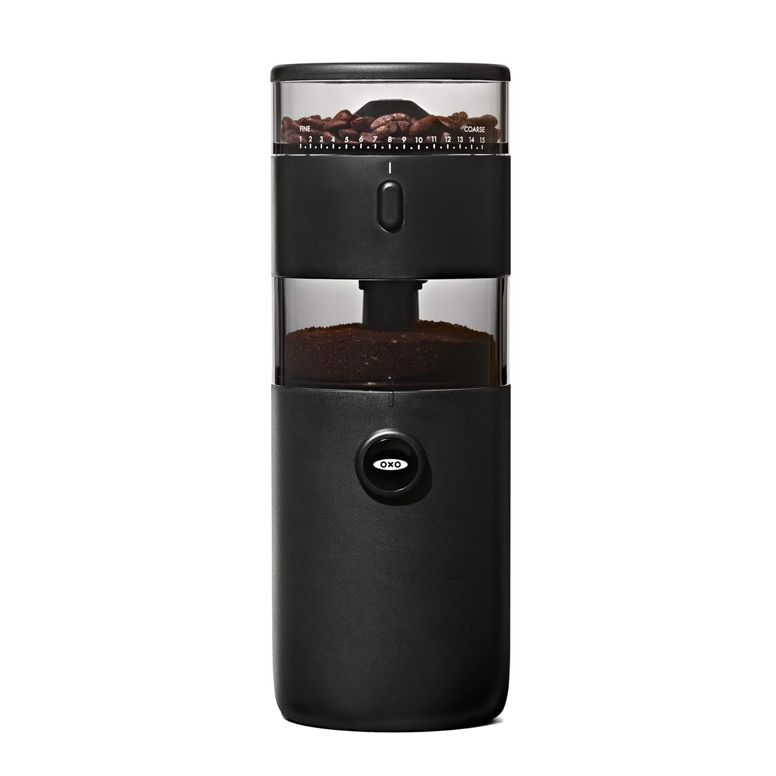 OXO Brew Compact Conical Burr Coffee Grinder, Stainless Steel Burrs, Matte Black gallery