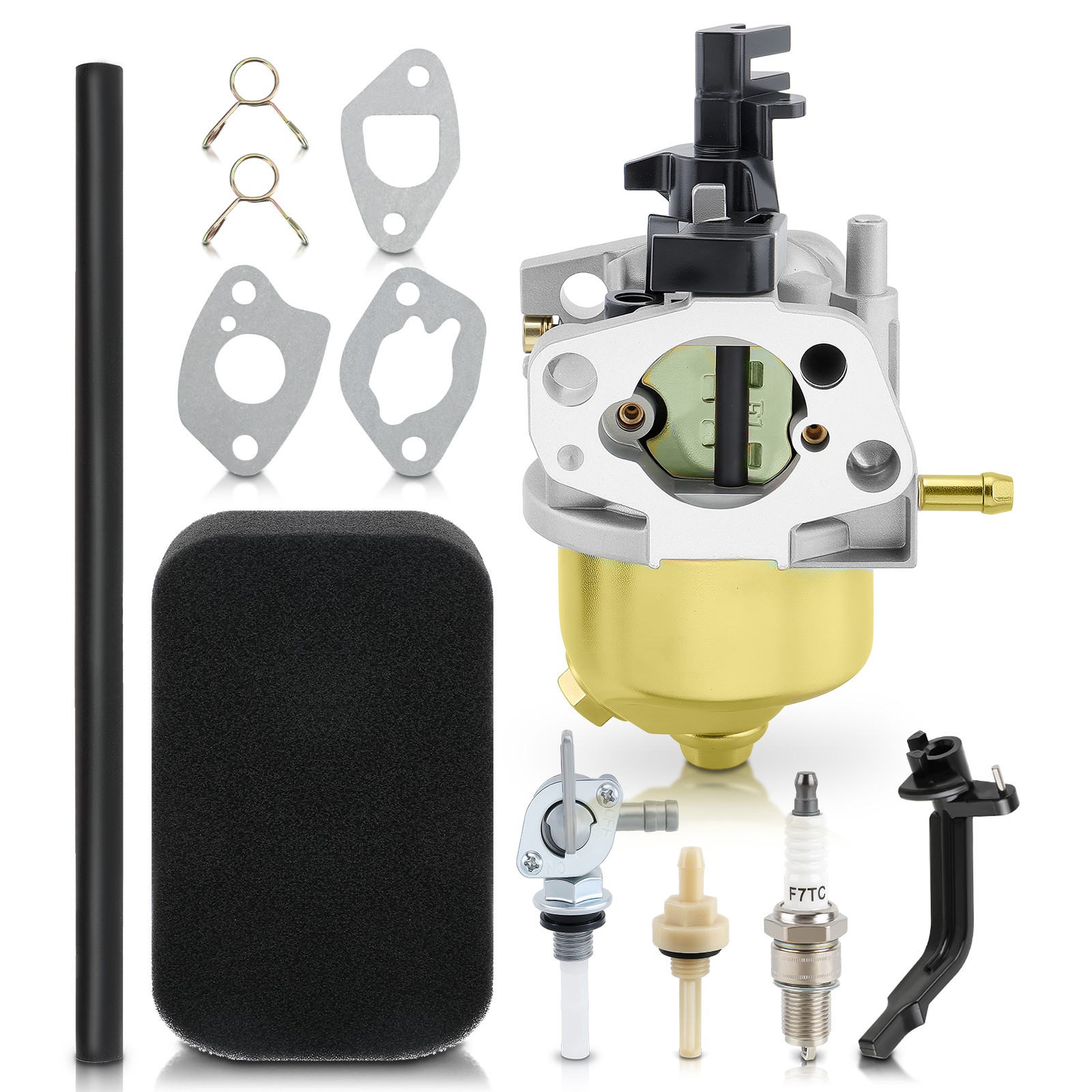 Carburetor w/ Carb Kit for Wen Power Pro Gas Generator 2200W 3500W 5.5HP 6.5HP gallery